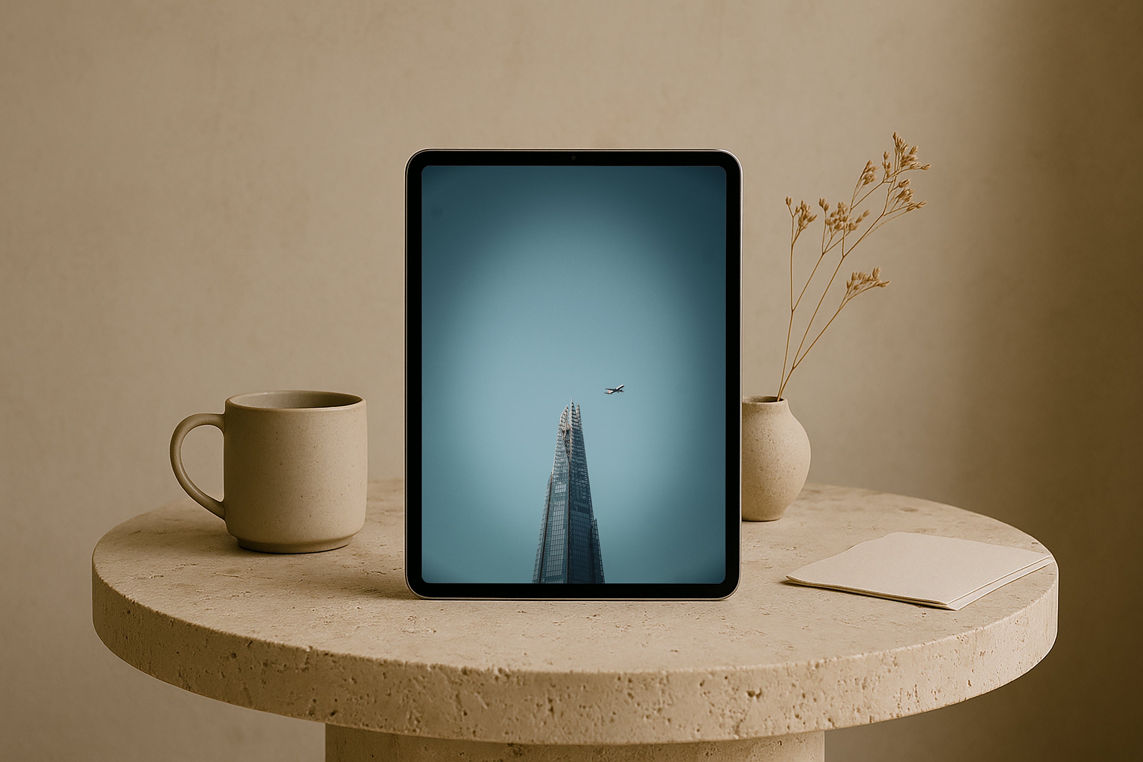 The Shard with Plane