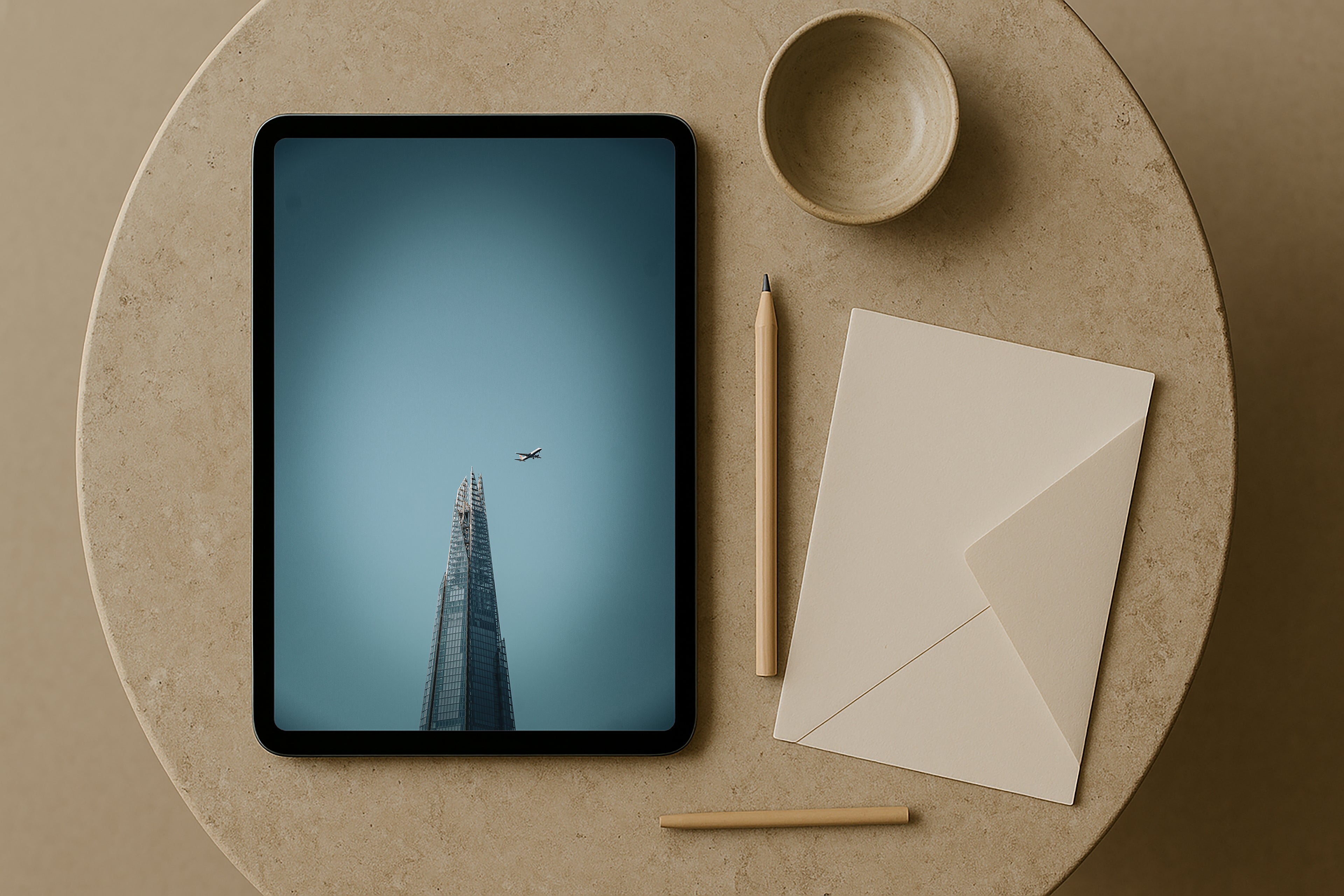 The Shard with Plane