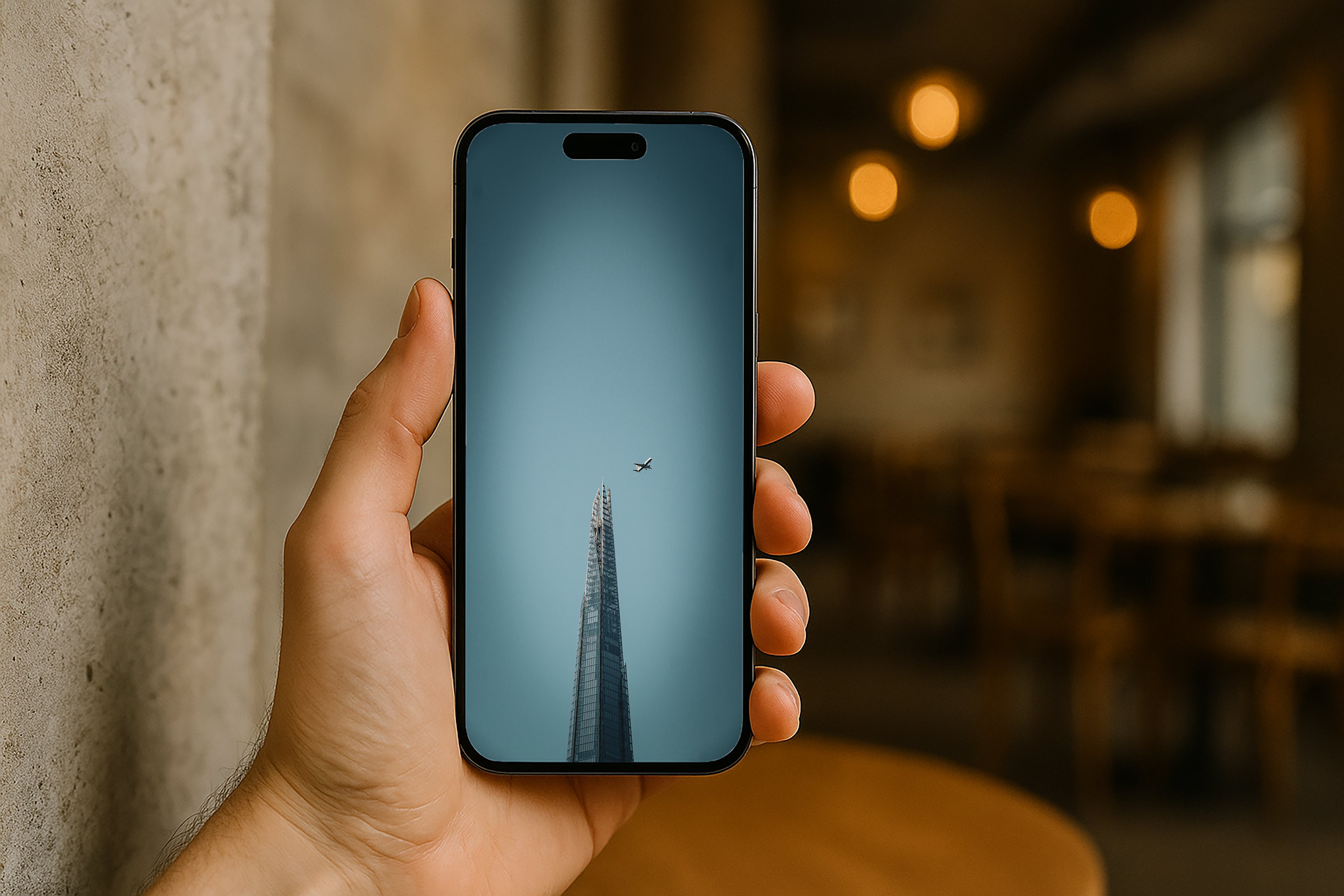 The Shard with Plane