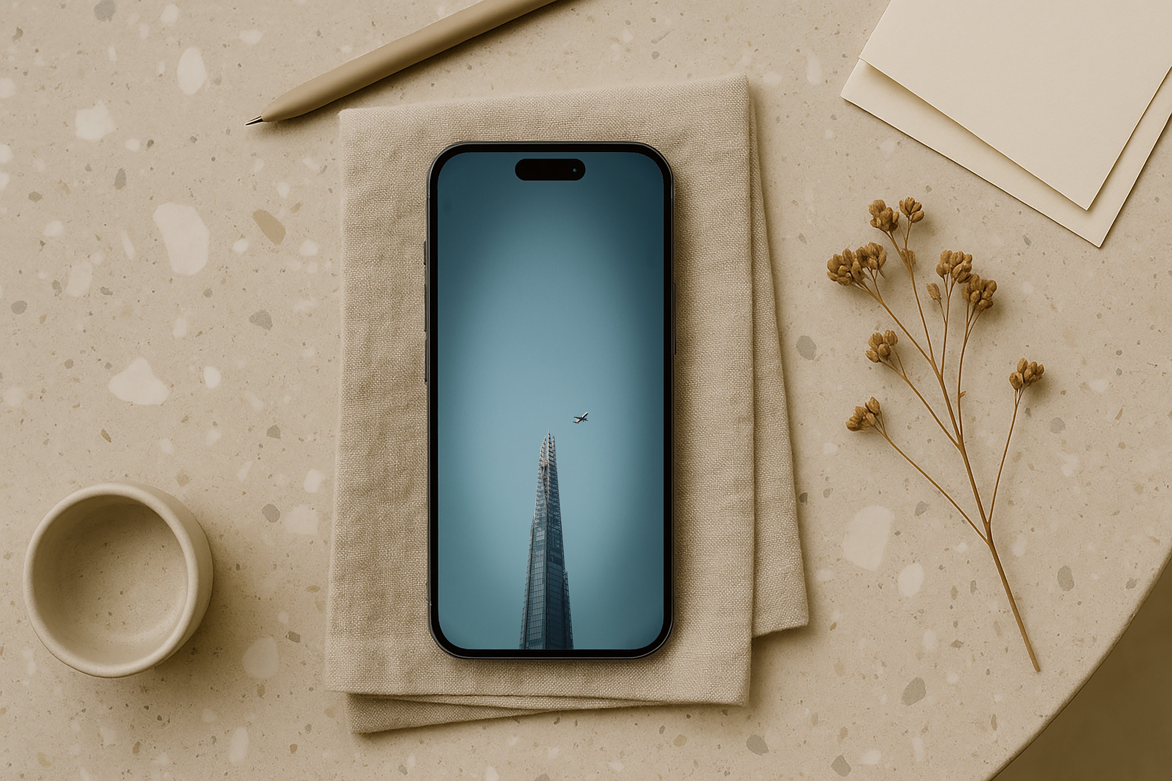 The Shard with Plane