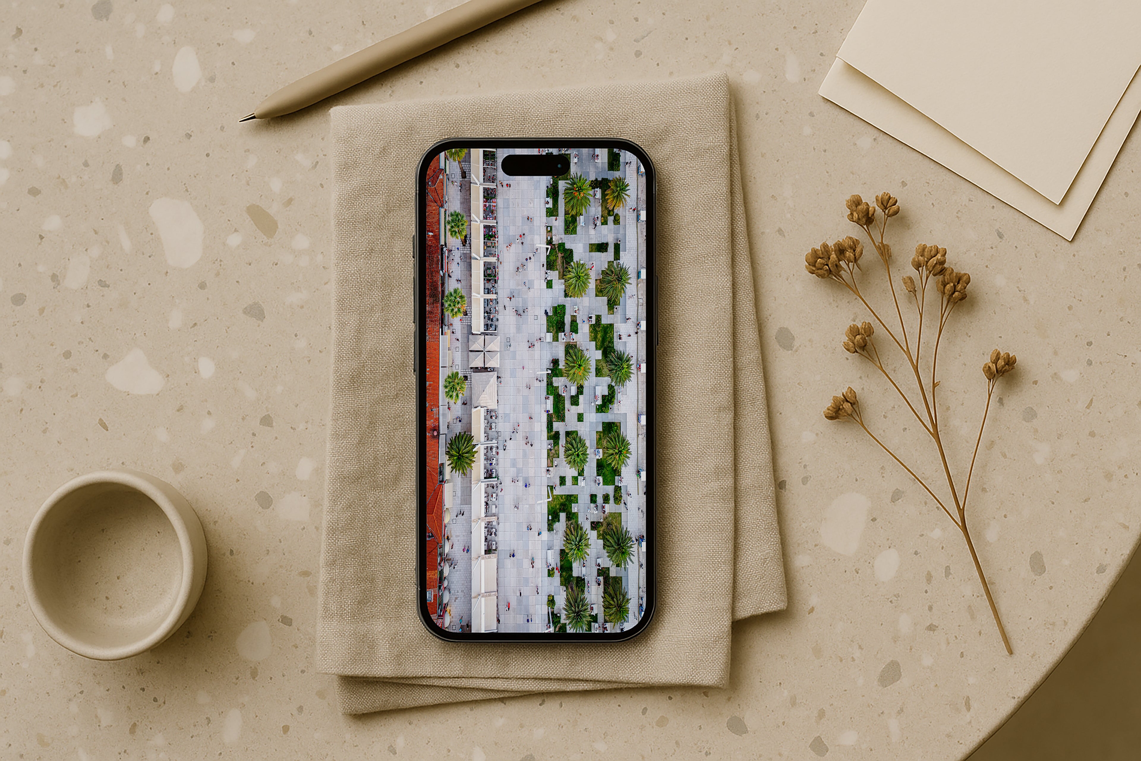 Split Riva from above