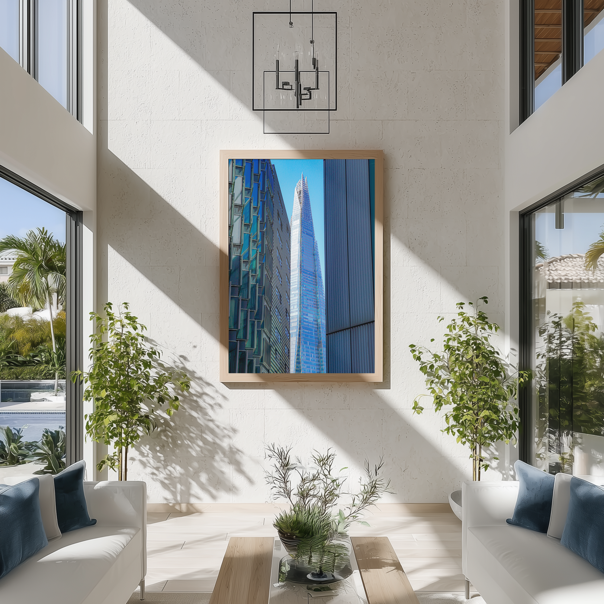 Framed in Blue