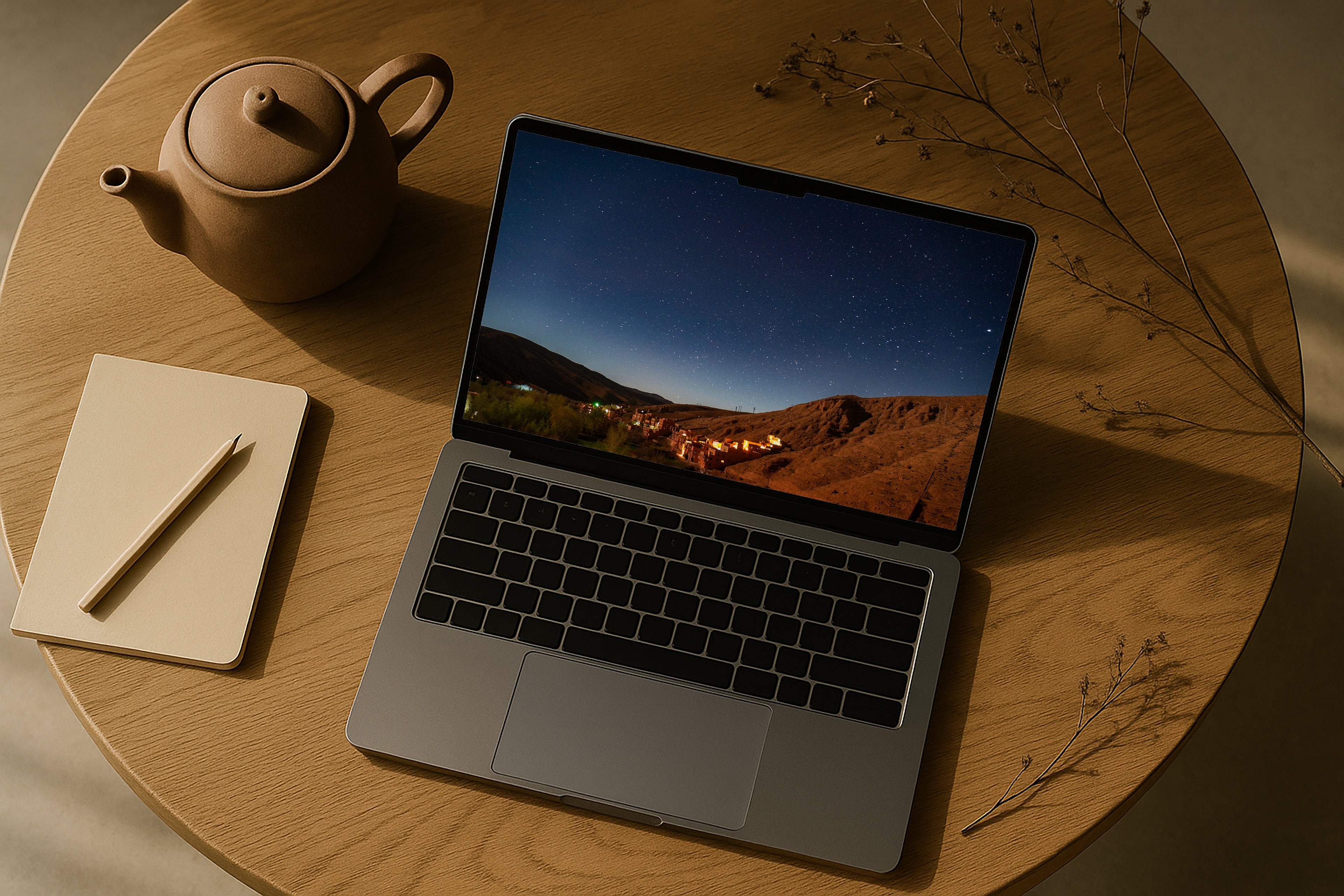 Starlight Over the Desert